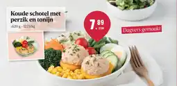 Buurtslagers Koude schotel met perzik en tonijn aanbieding