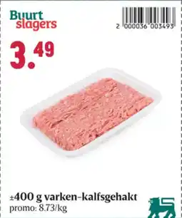 Buurtslagers Varken-kalfsgehakt aanbieding