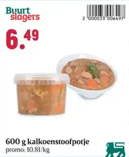 Buurtslagers Kalkoenstoofpotje aanbieding