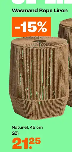 Kwantum Wasmand Rope Liron aanbieding