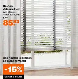 Kwantum Houten Jaloezie Hein aanbieding