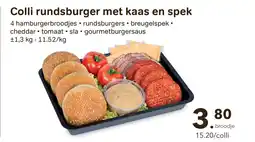 Bon Ap Colli rundsburger met kaas en spek aanbieding