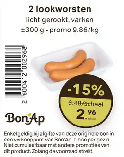 Bon Ap 2 lookworsten aanbieding