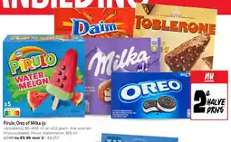 Jumbo Pirulo, Oreo of Milka ijs aanbieding