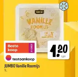 Jumbo JUMBO Vanille Roomijs aanbieding