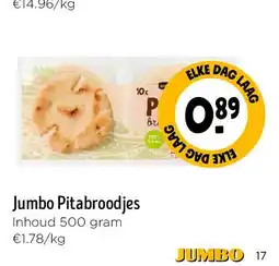 Jumbo Jumbo Pitabroodjes aanbieding