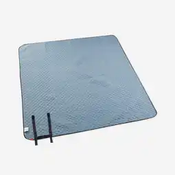 Decathlon Comfortabele plaid picknickkleed 170 x 140 cm aanbieding