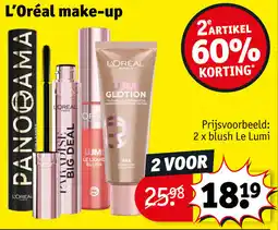 Kruidvat L'Oréal make-up aanbieding