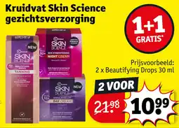 Kruidvat Kruidvat Skin Science gezichtsverzorging aanbieding