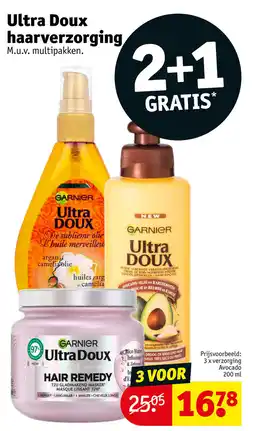 Kruidvat Ultra Doux haarverzorging aanbieding