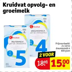 Kruidvat Kruidvat opvolg en groeimelk aanbieding