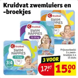 Kruidvat Kruidvat zwemluiers en broekjes aanbieding