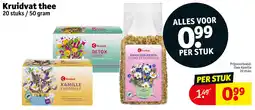 Kruidvat Kruidvat thee aanbieding