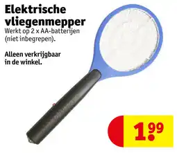 Kruidvat Elektrische vliegenmepper aanbieding