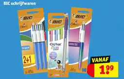 Kruidvat BIC schrijfwaren aanbieding