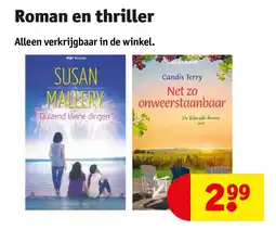 Kruidvat Roman en thriller aanbieding