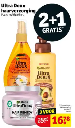 Kruidvat Ultra Doux haarverzorging aanbieding