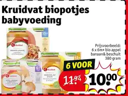 Kruidvat Kruidvat biopotjes babyvoeding aanbieding