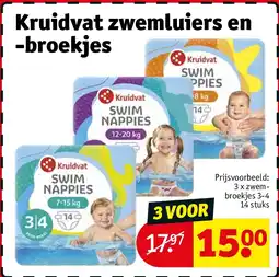 Kruidvat Kruidvat zwemluiers en -broekjes aanbieding