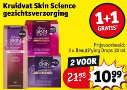 Kruidvat Kruidvat Skin Science gezichtsverzorging aanbieding