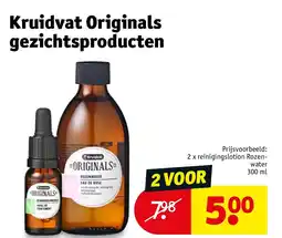 Kruidvat Kruidvat Originals gezichtsproducten aanbieding
