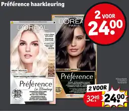 Kruidvat Préférence haarkleuring aanbieding