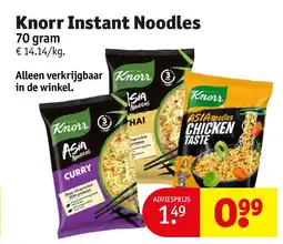 Kruidvat Knorr Instant Noodles aanbieding