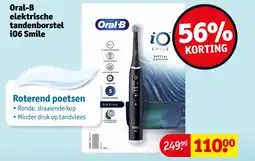 Kruidvat Oral-B elektrische tandenborstel iO6 Smile aanbieding