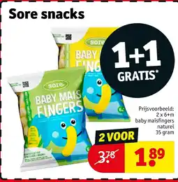 Kruidvat Sore snacks aanbieding