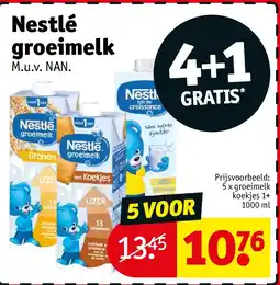 Kruidvat Nestlé groeimelk aanbieding