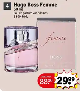 Kruidvat Hugo Boss Femme aanbieding