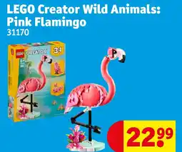 Kruidvat LEGO Creator Wild Animals: Pink Flamingo aanbieding
