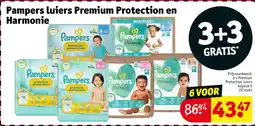 Kruidvat Pampers luiers Premium Protection en Harmonie aanbieding