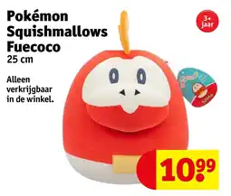 Kruidvat Pokémon Squishmallows Fuecoco aanbieding