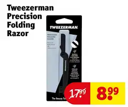 Kruidvat Tweezerman Precision Folding Razor aanbieding
