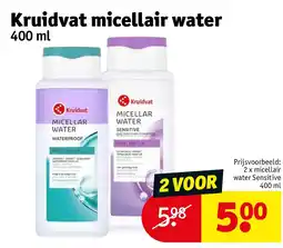 Kruidvat Kruidvat micellair water aanbieding