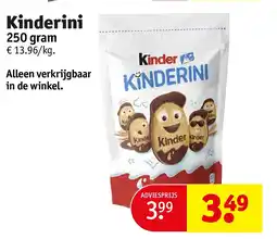 Kruidvat Kinderini aanbieding