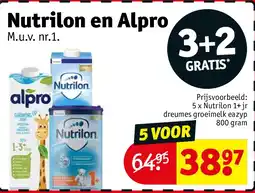 Kruidvat Nutrilon en Alpro aanbieding