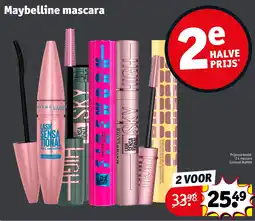 Kruidvat Maybelline mascara aanbieding