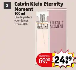 Kruidvat Calvin Klein Eternity Moment aanbieding