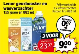 Kruidvat Lenor geurbooster en wasverzachter aanbieding