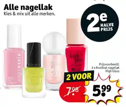 Kruidvat Alle nagellak aanbieding