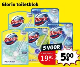 Kruidvat Glorix toiletblok aanbieding