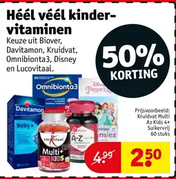 Kruidvat Héél véél kindervitaminen aanbieding