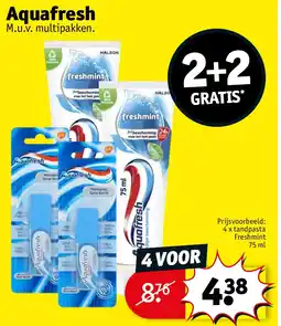Kruidvat Aquafresh aanbieding