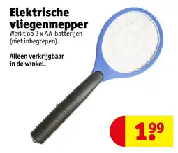 Kruidvat Elektrische vliegenmepper aanbieding
