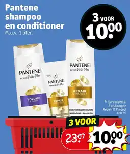 Kruidvat Pantene shampoo en conditioner aanbieding