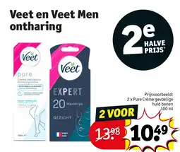 Kruidvat Veet en Veet Men ontharing aanbieding