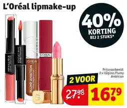 Kruidvat L’Oréal lipmake-up aanbieding