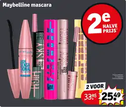 Kruidvat Maybelline mascara aanbieding